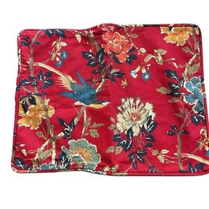 Pottery Barn Brighton Chinoiserie Standard Sham‎ Linen Cotton Case Envelope Back